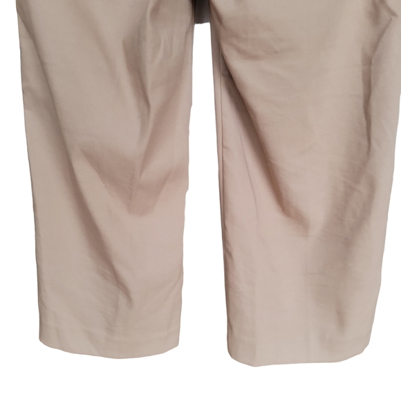 Ann Taylor | Women's Beige Petite High Rise Kate Wide Leg Crop Pant -Size 2P - Picture 5 of 13